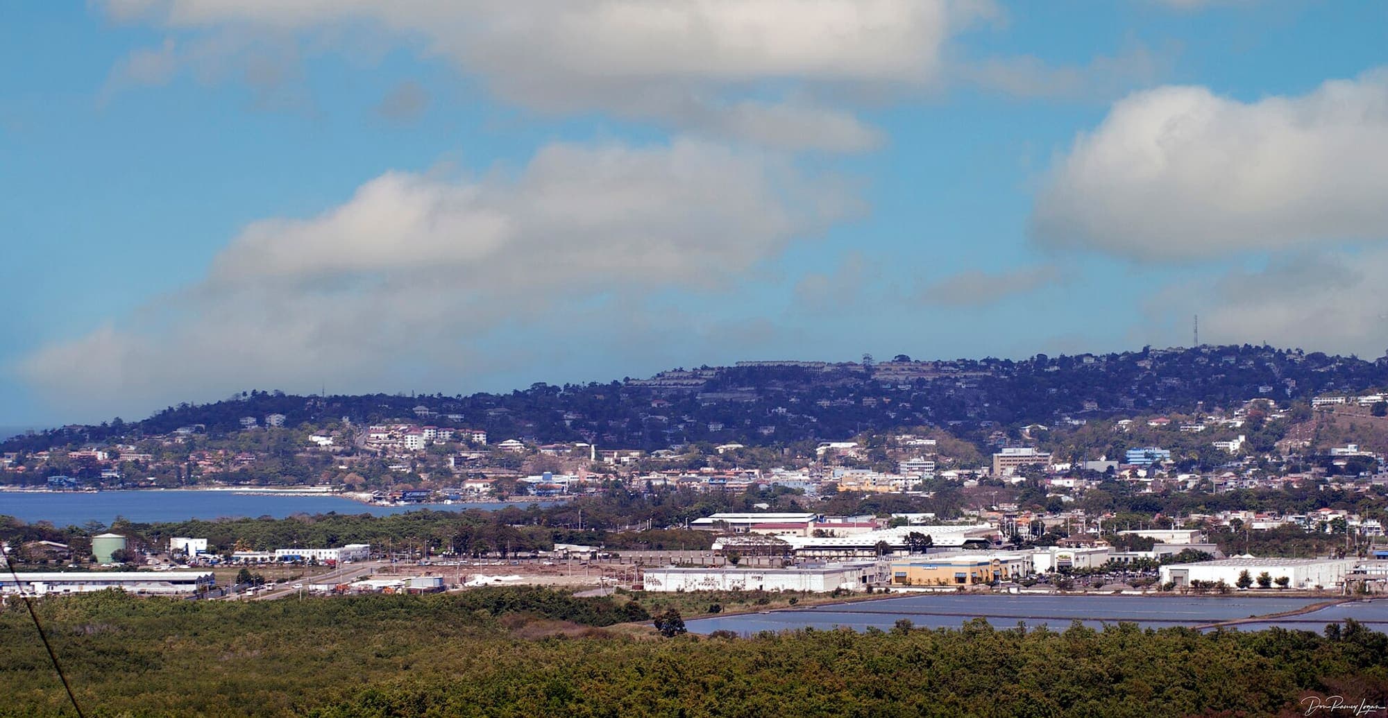 Montego Bay from the hills above the town