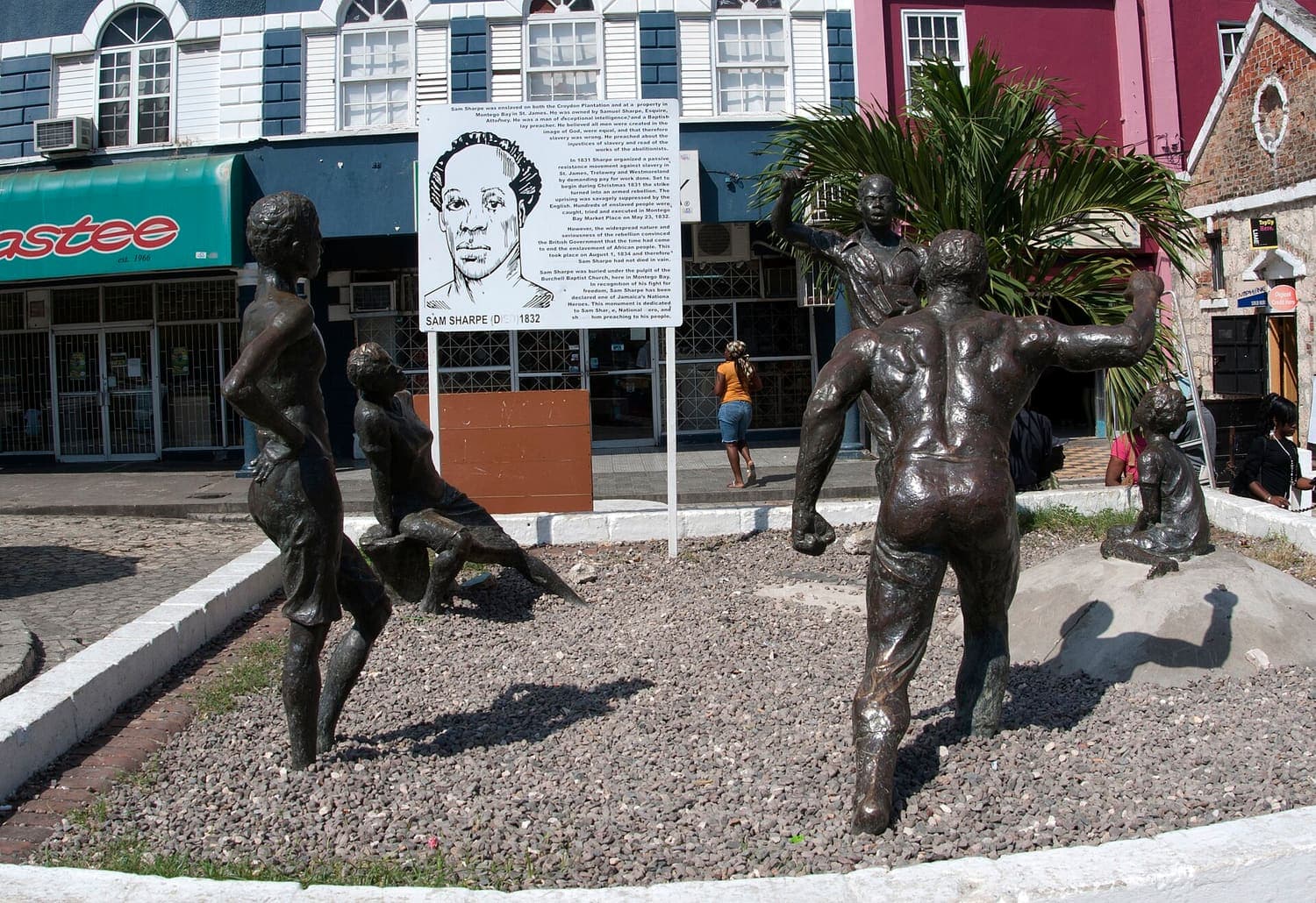 Sam Sharpe Square, downtown Montego Bay